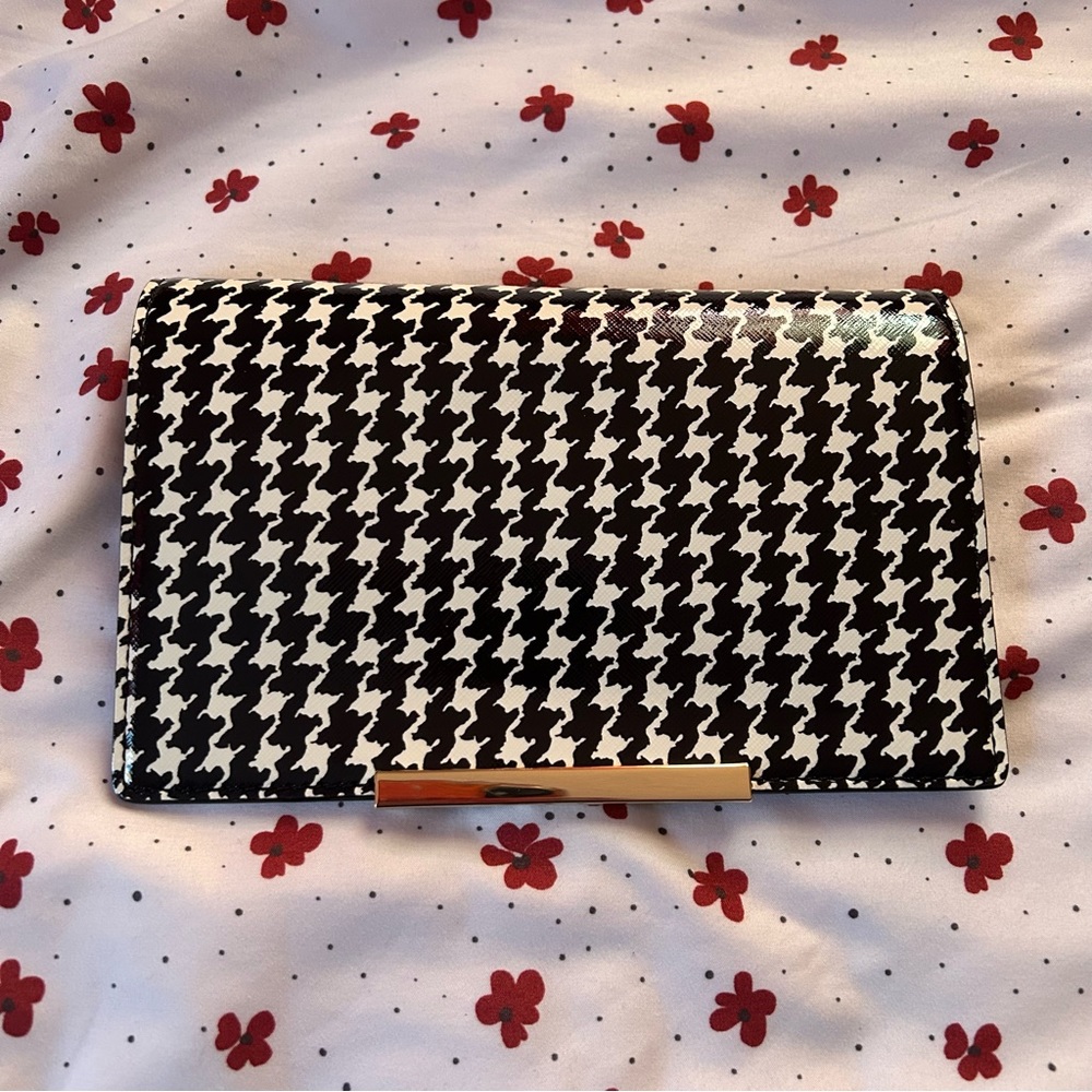 Kate Spade Make It Mine Houndstooth Heritage Flap